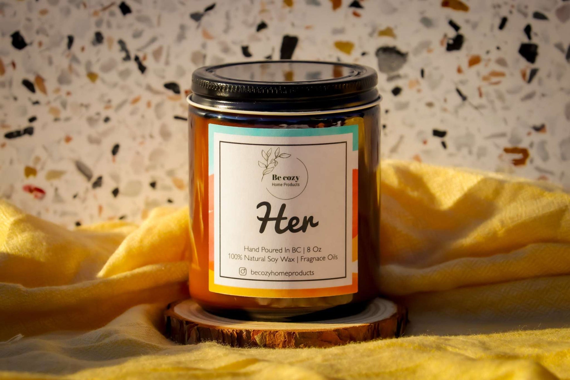 BeCozy Home Products Her - Soy Wax Candle