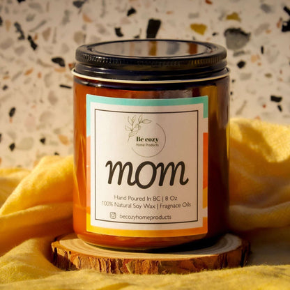 BeCozy Home Products MOM - Soy Wax Candle