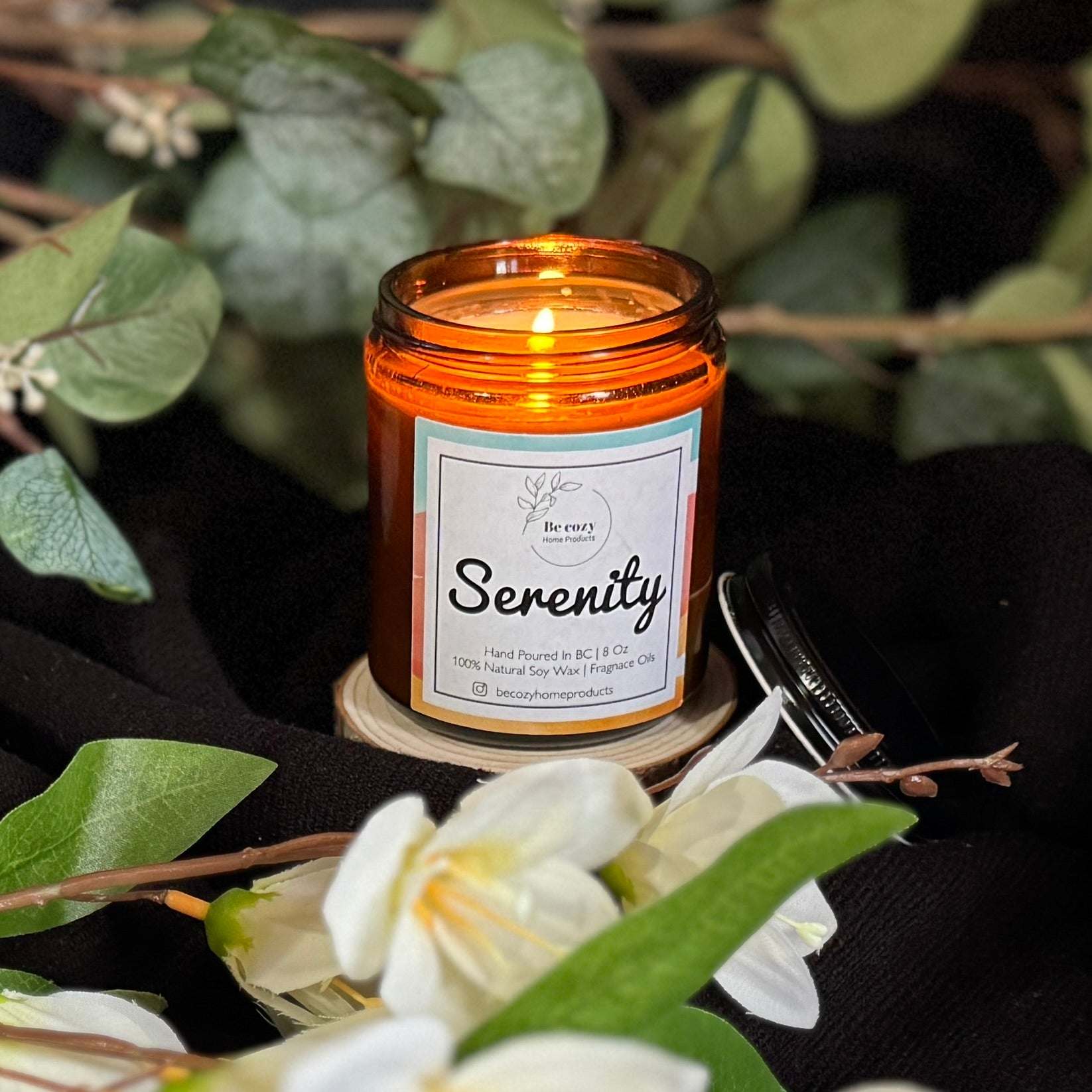 BeCozy Home Products Serenity - Soy Wax Candle