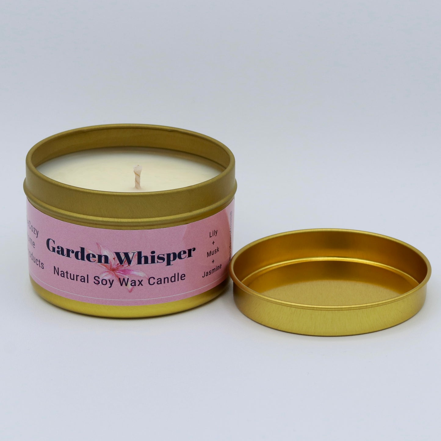 Garden Whisper Soy Wax Candle.