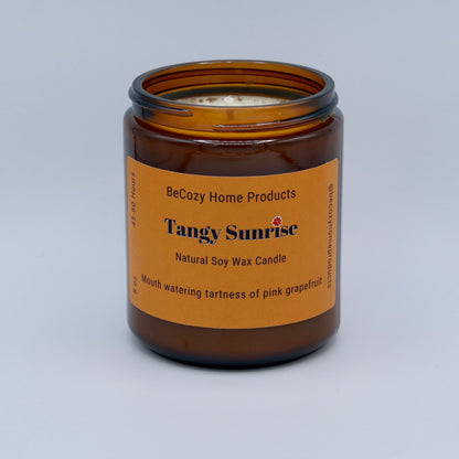 Tangy Sunrise Soy Wax Candle