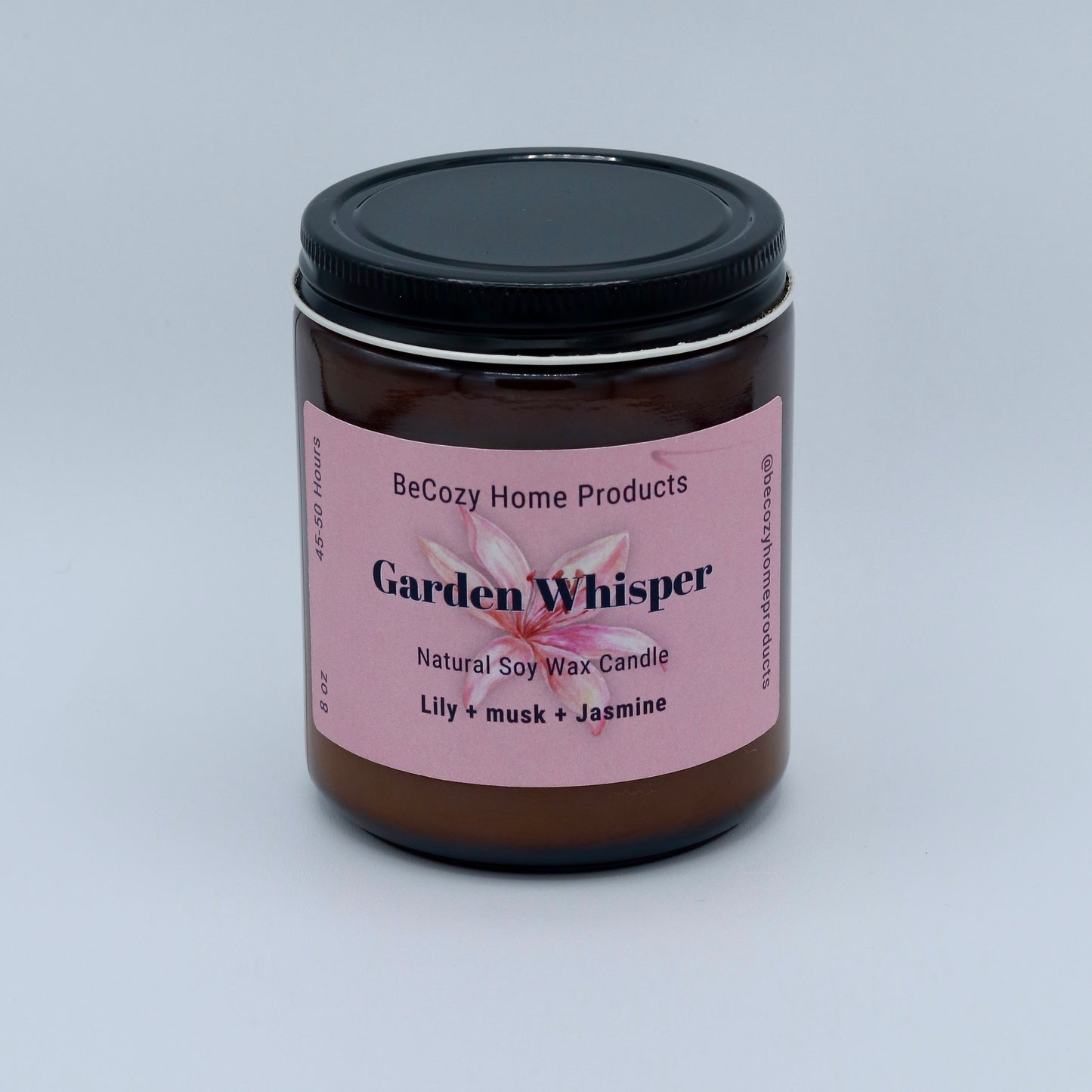 Garden Whisper Soy Wax Candle.