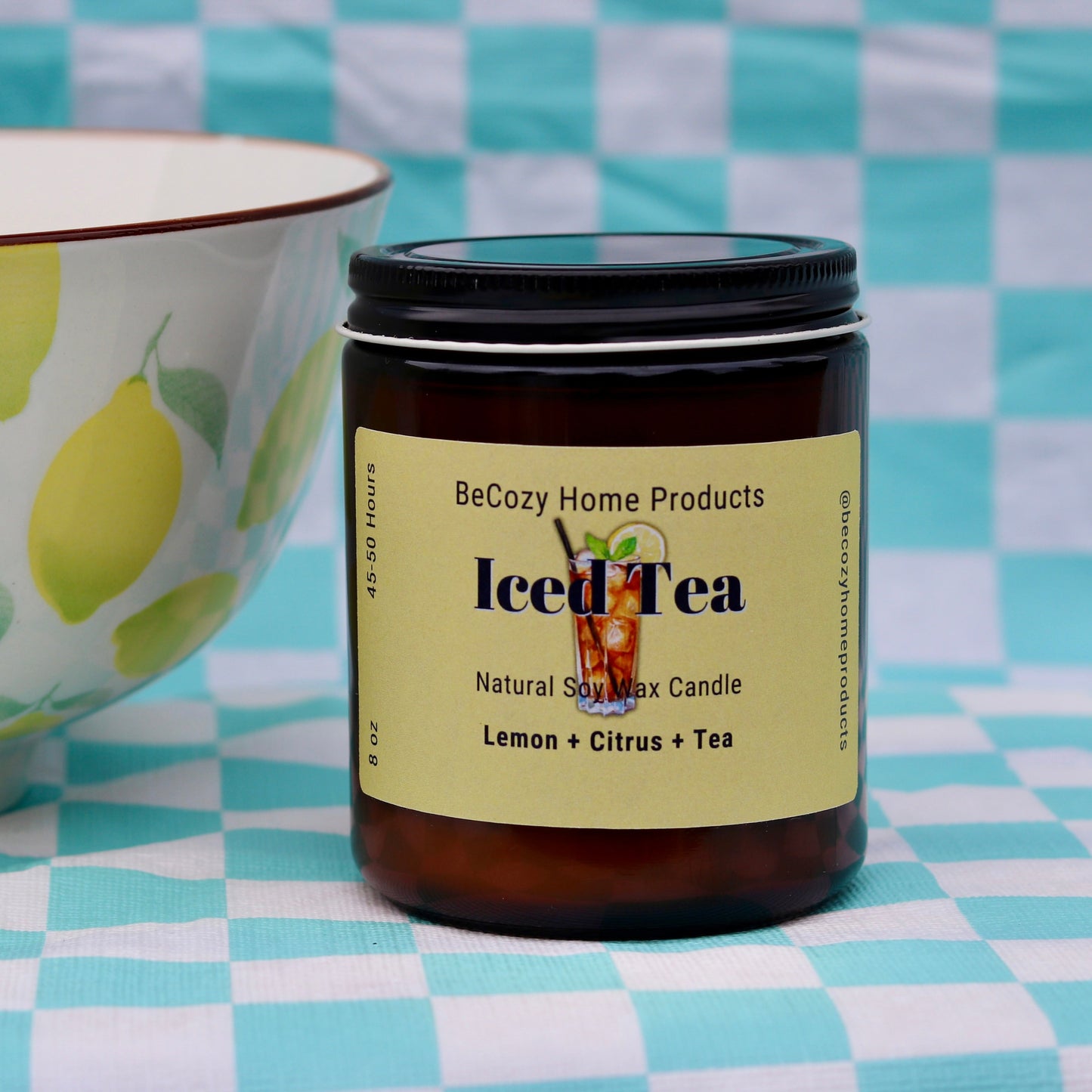 Iced Tea Soy Wax Candle