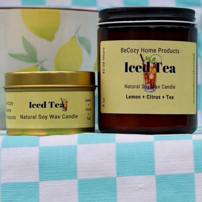 Iced Tea Soy Wax Candle