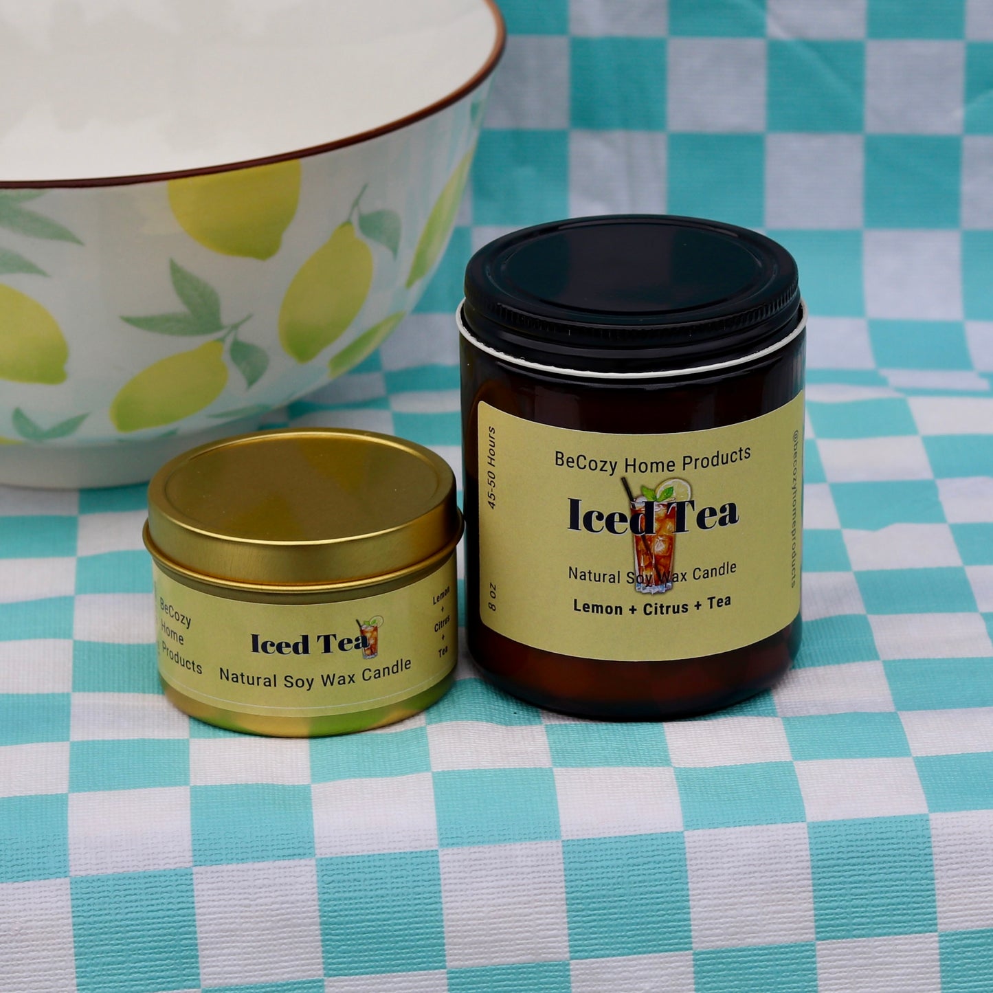 Iced Tea Soy Wax Candle