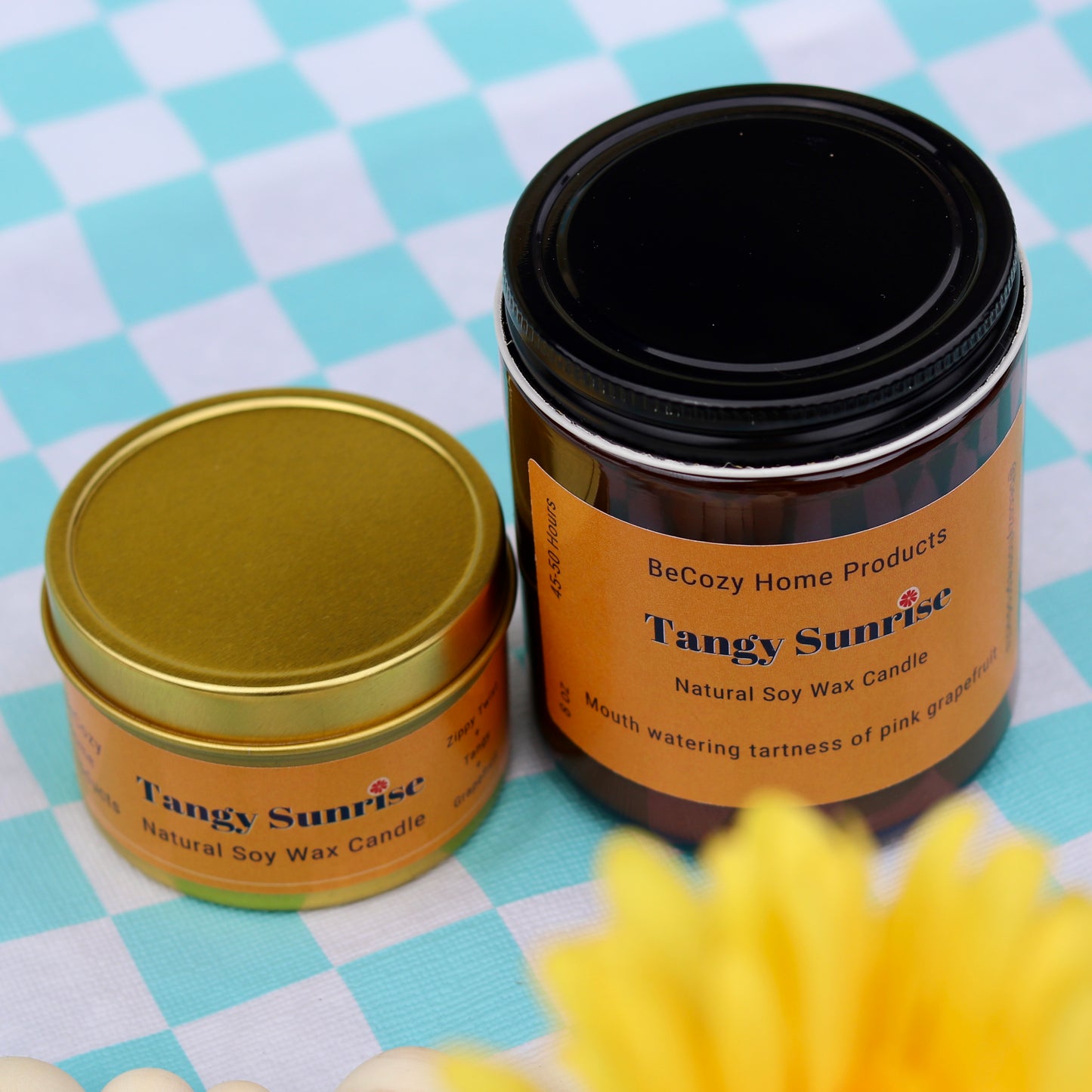 Tangy Sunrise Soy Wax Candle