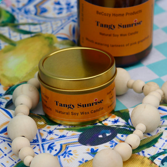 Tangy Sunrise Soy Wax Candle