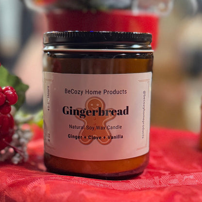 Gingerbread Soy Wax Candle