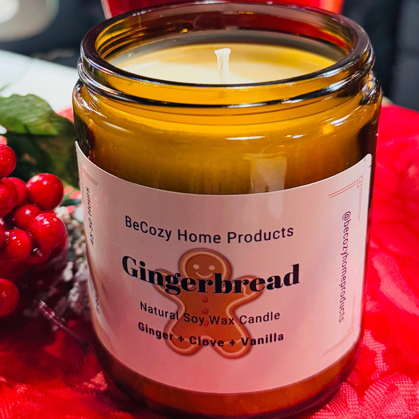 Gingerbread Soy Wax Candle